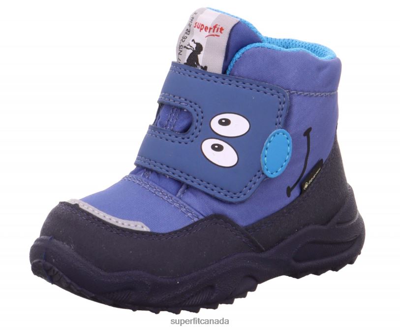 Superfit GLACIER - Boot with Velcro Fastener Blue/Turquoise Boots24FTT436