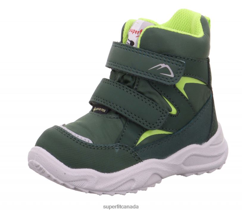 Superfit GLACIER - Boot with Velcro Fastener Green/Light Green Boots24FTT483
