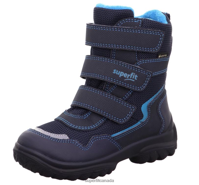 Superfit SNOWCAT - Boot with Velcro Fastener Blue Boots24FTT499