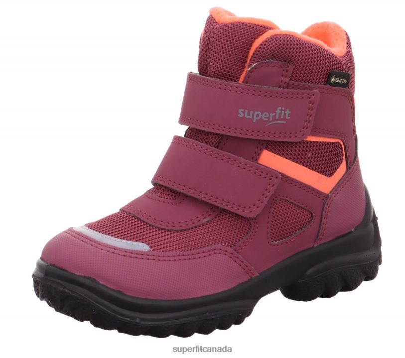 Superfit SNOWCAT - Boot with Velcro Fastener Pink/Orange Boots24FTT442