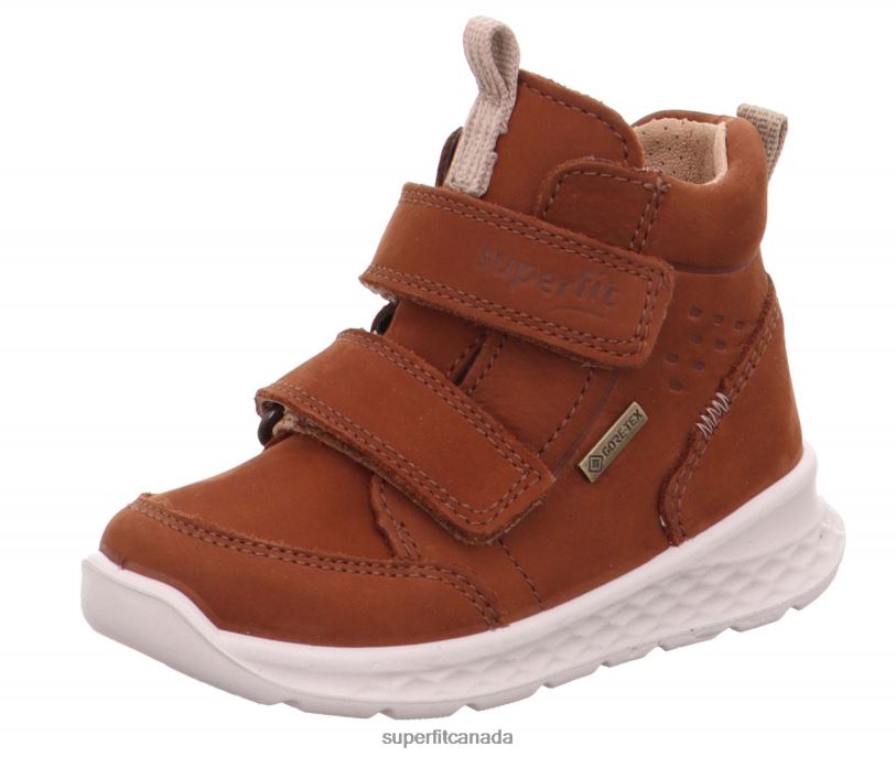 Superfit BREEZE - Sneakers high with Velcro Fastener Brown/Beige High Sneakers24FTT405