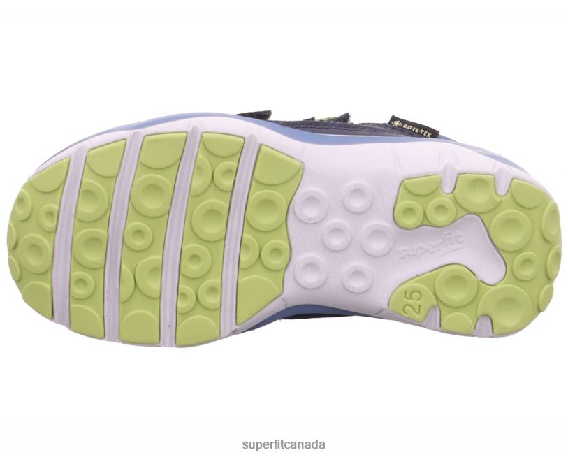 Superfit SPORT5 - Sneakers high with Velcro Fastener Blue/Light Green High Sneakers24FTT383