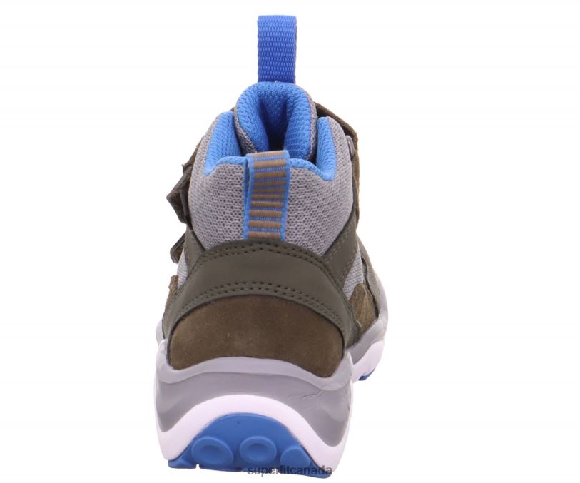 Superfit SPORT5 - Sneakers high with Velcro Fastener Green/Light Blue High Sneakers24FTT387