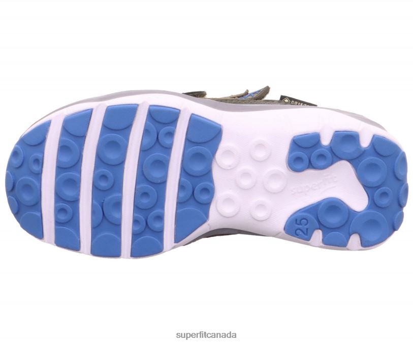 Superfit SPORT5 - Sneakers high with Velcro Fastener Green/Light Blue High Sneakers24FTT387