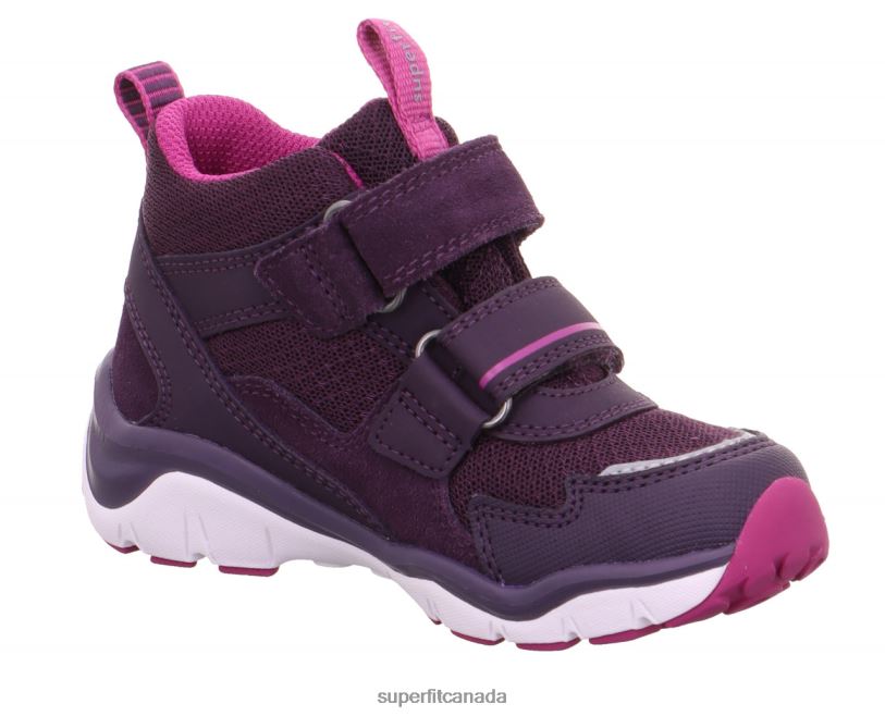 Superfit SPORT5 - Sneakers high with Velcro Fastener Purple/Pink High Sneakers24FTT418