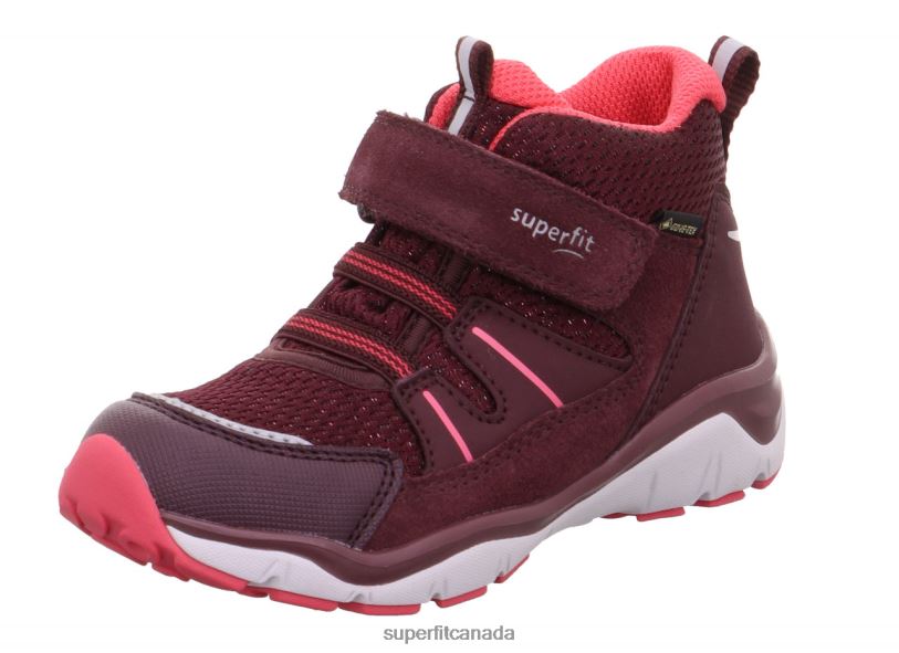 Superfit SPORT5 - Sneakers high with Velcro Fastener Red/Pink High Sneakers24FTT403