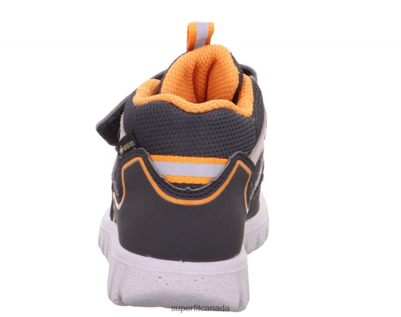 Superfit SPORT7 MINI - Sneakers high with Velcro Fastener Grey/Orange High Sneakers24FTT365