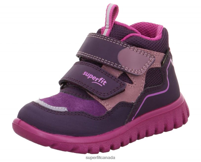 Superfit SPORT7 MINI - Sneakers high with Velcro Fastener Purple/Pink High Sneakers24FTT368