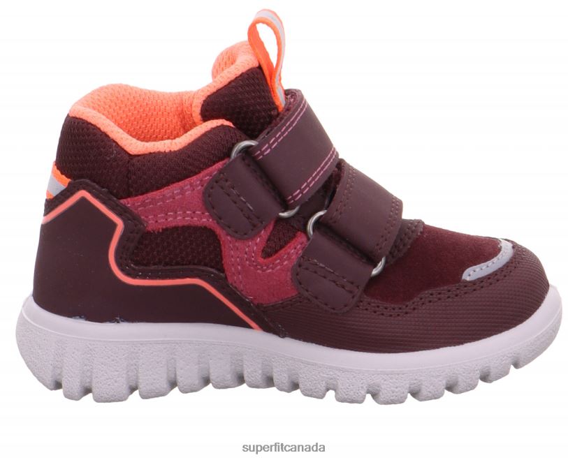 Superfit SPORT7 MINI - Sneakers high with Velcro Fastener Red/Orange High Sneakers24FTT273