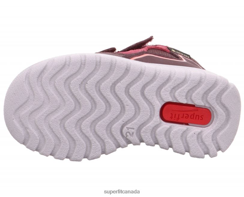 Superfit SPORT7 MINI - Sneakers high with Velcro Fastener Red/Orange High Sneakers24FTT273