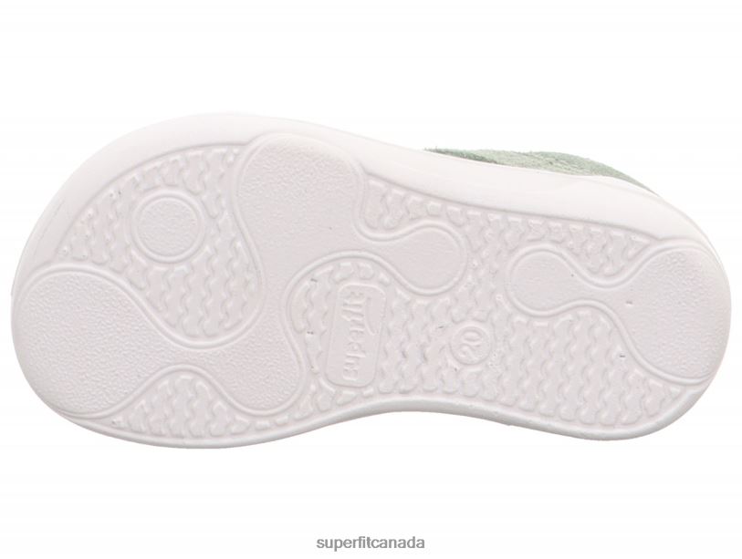 Superfit SUPERFREE - Sneakers high with Lacing Light Green/Blue High Sneakers24FTT248