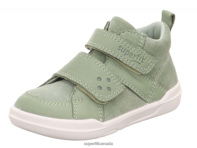 Superfit SUPERFREE - Sneakers high with Velcro Fastener Light Green High Sneakers24FTT298