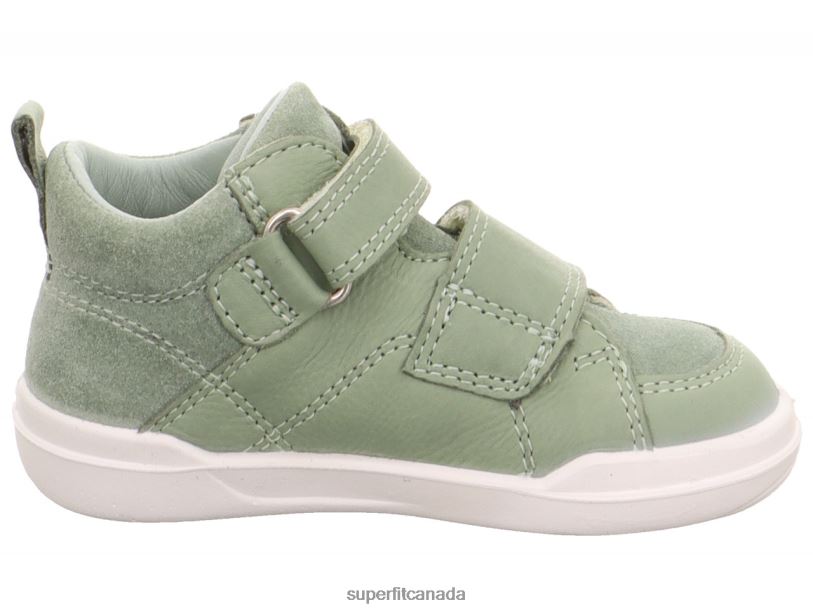 Superfit SUPERFREE - Sneakers high with Velcro Fastener Light Green High Sneakers24FTT298