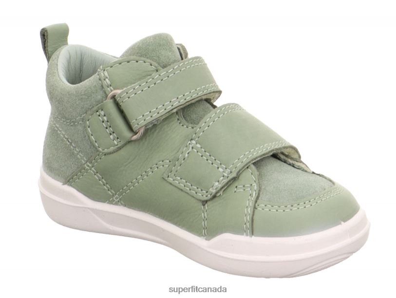 Superfit SUPERFREE - Sneakers high with Velcro Fastener Light Green High Sneakers24FTT298