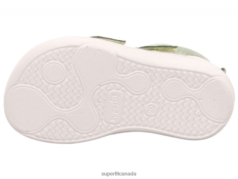 Superfit SUPERFREE - Sneakers high with Velcro Fastener Light Green High Sneakers24FTT298