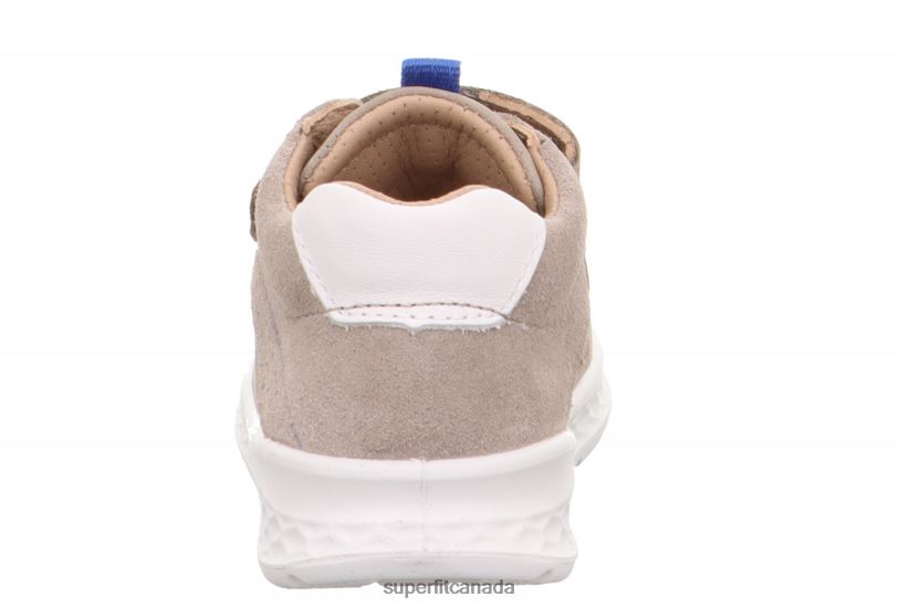 Superfit BREEZE - Sneakers low with Velcro Fastener Beige/Blue Low Sneakers24FTT260