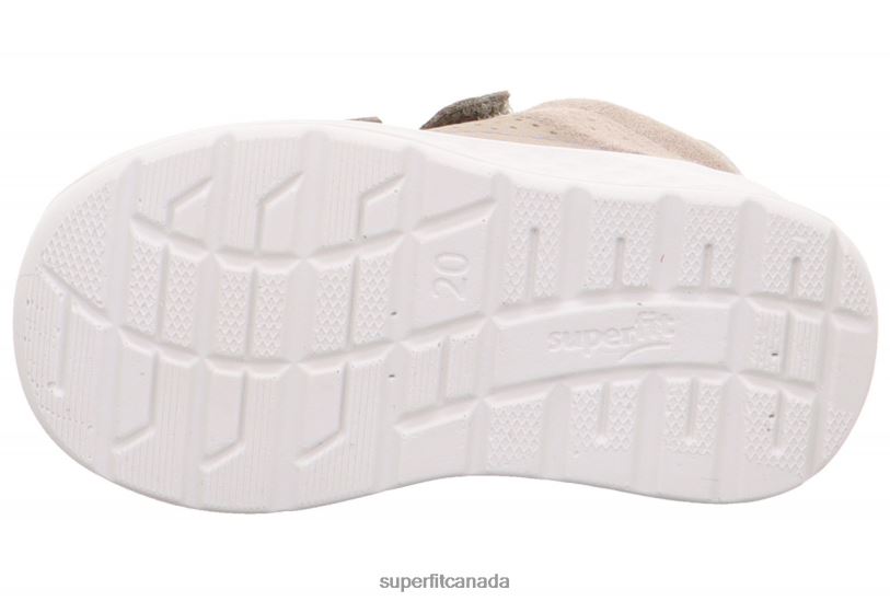 Superfit BREEZE - Sneakers low with Velcro Fastener Beige/Blue Low Sneakers24FTT260