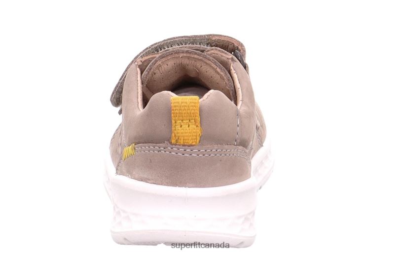 Superfit BREEZE - Sneakers low with Velcro Fastener Beige/Yellow Low Sneakers24FTT262