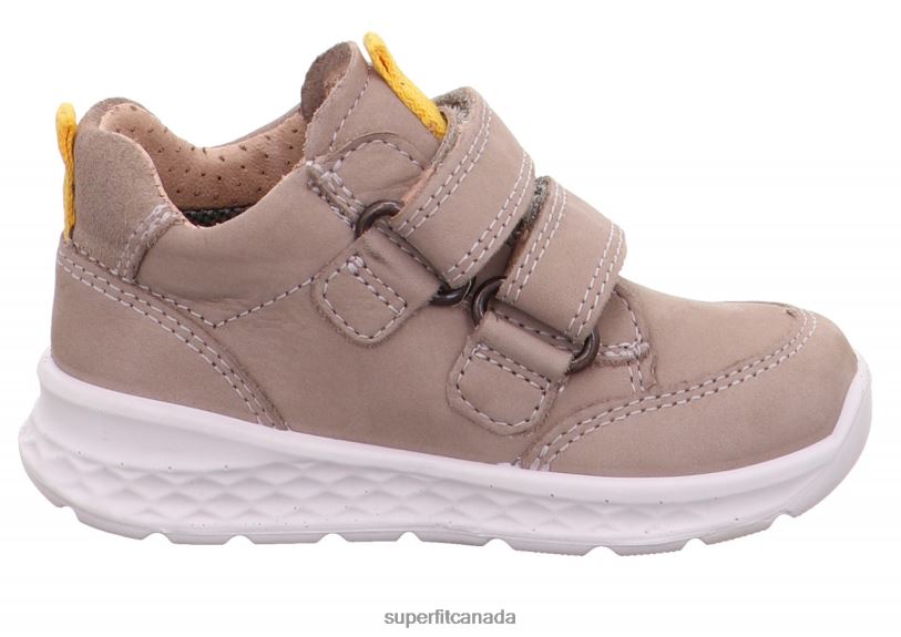 Superfit BREEZE - Sneakers low with Velcro Fastener Beige/Yellow Low Sneakers24FTT291