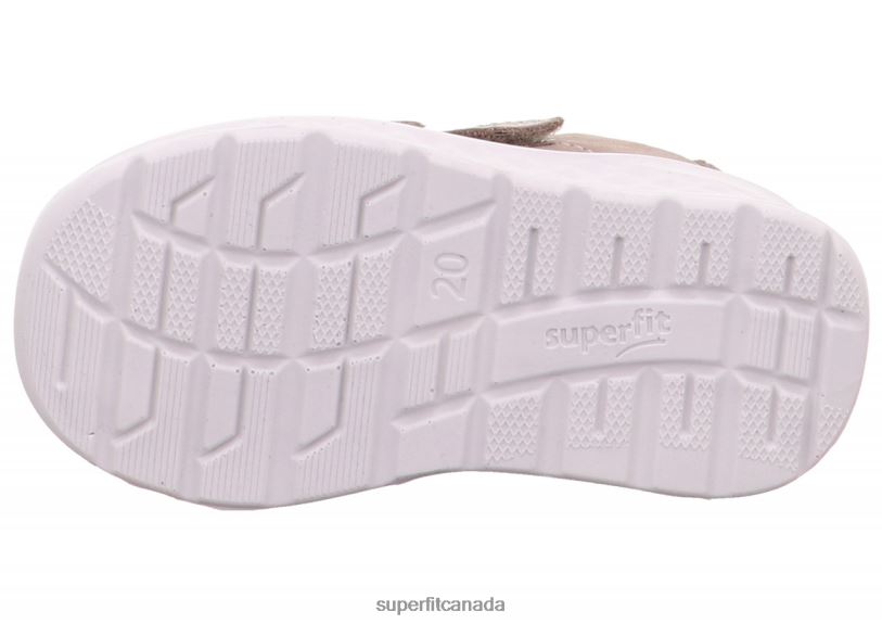 Superfit BREEZE - Sneakers low with Velcro Fastener Beige/Yellow Low Sneakers24FTT291