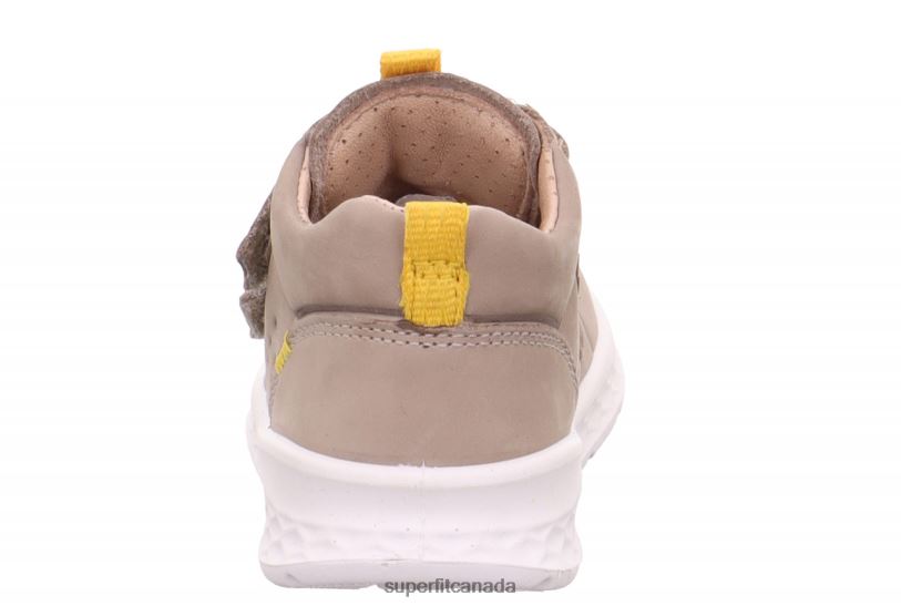 Superfit BREEZE - Sneakers low with Velcro Fastener Beige/Yellow Low Sneakers24FTT303
