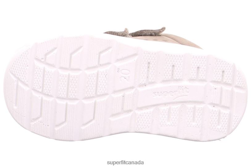 Superfit BREEZE - Sneakers low with Velcro Fastener Beige/Yellow Low Sneakers24FTT303