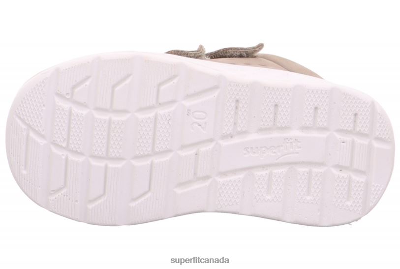 Superfit BREEZE - Sneakers low with Velcro Fastener Beige/Yellow Low Sneakers24FTT303