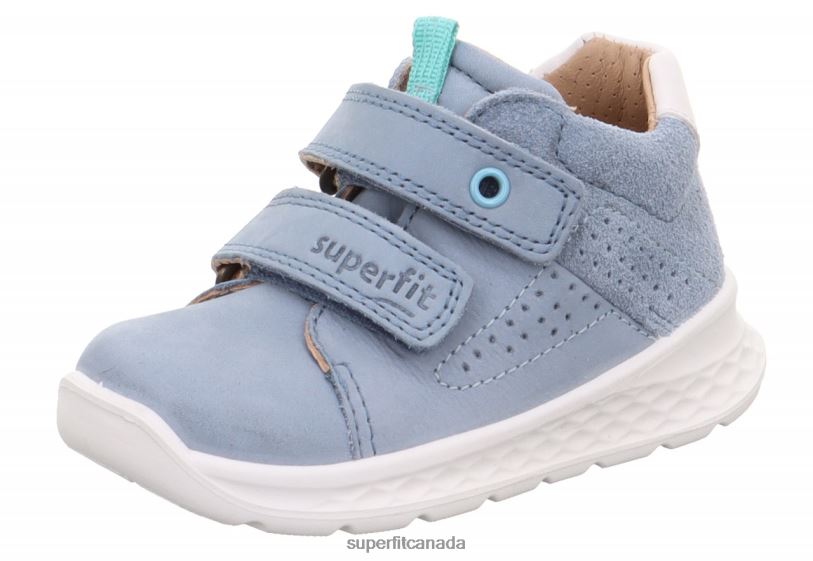 Superfit BREEZE - Sneakers low with Velcro Fastener Blue/Light Blue Low Sneakers24FTT276