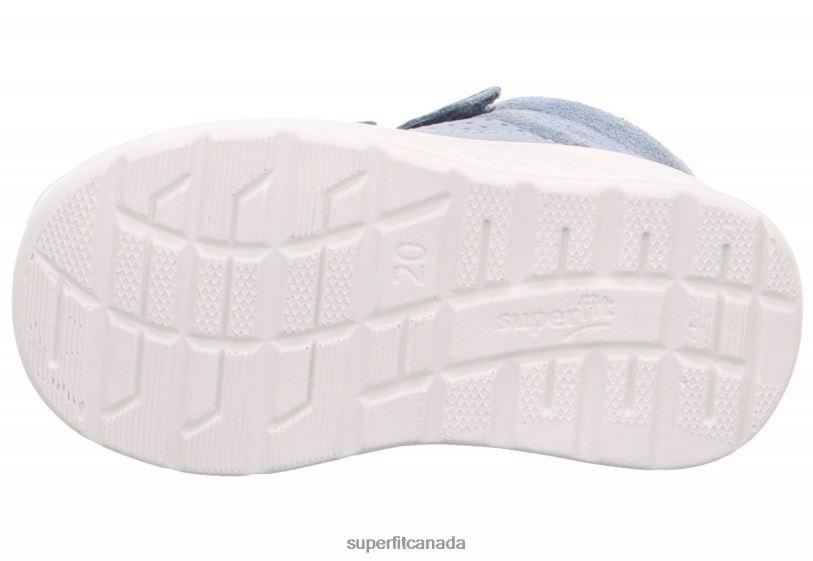 Superfit BREEZE - Sneakers low with Velcro Fastener Blue/Light Blue Low Sneakers24FTT276