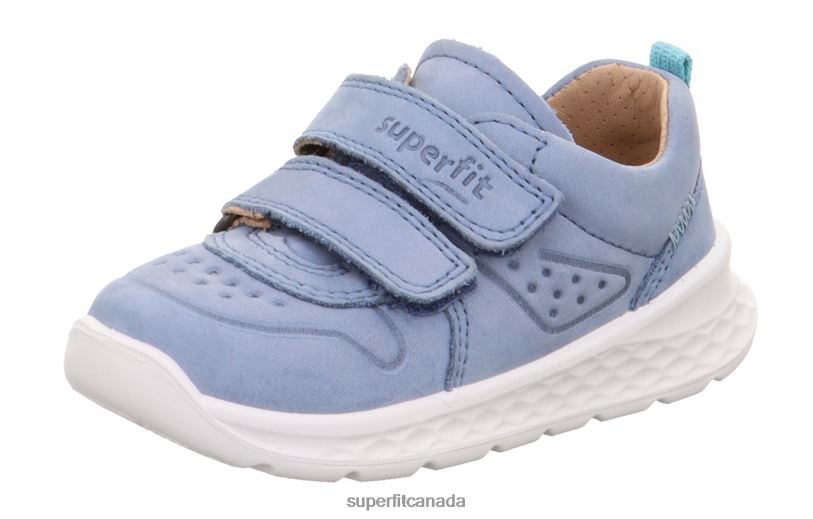 Superfit BREEZE - Sneakers low with Velcro Fastener Blue/Light Blue Low Sneakers24FTT287