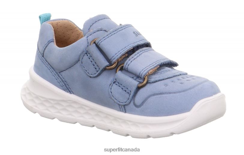 Superfit BREEZE - Sneakers low with Velcro Fastener Blue/Light Blue Low Sneakers24FTT287