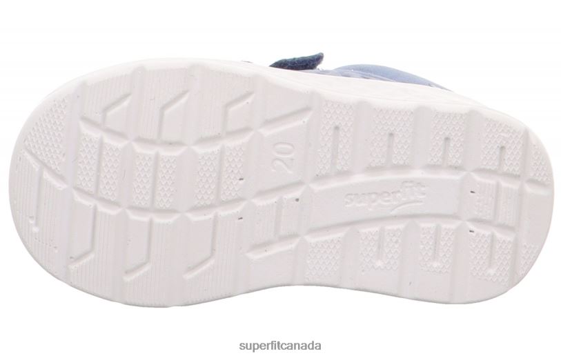 Superfit BREEZE - Sneakers low with Velcro Fastener Blue/Light Blue Low Sneakers24FTT287