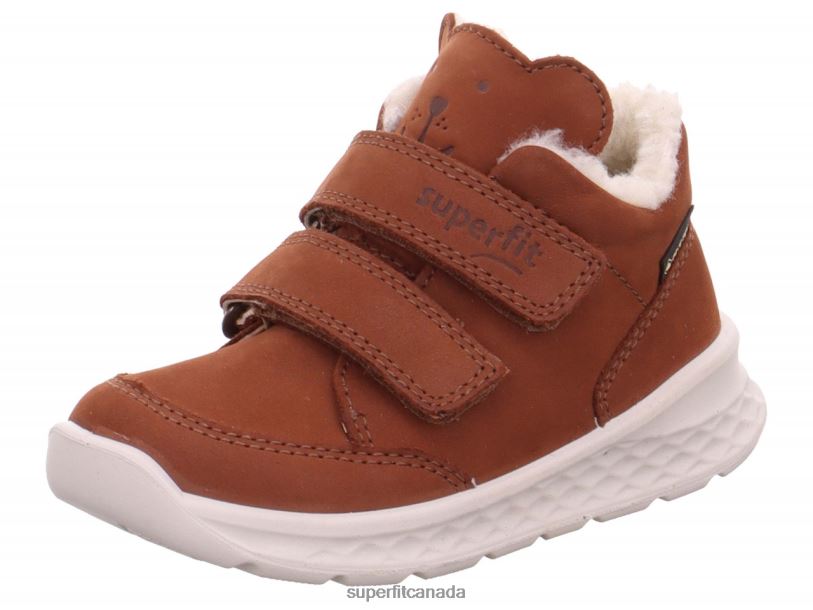 Superfit BREEZE - Sneakers low with Velcro Fastener Brown Low Sneakers24FTT419