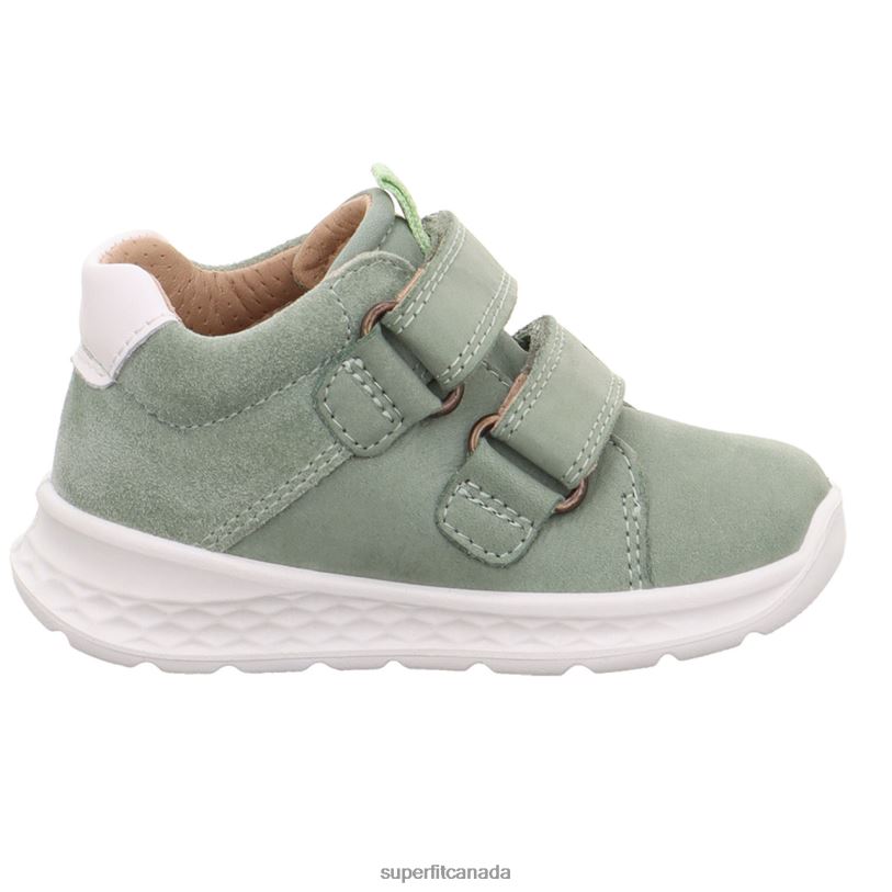 Superfit BREEZE - Sneakers low with Velcro Fastener Light Green Low Sneakers24FTT264