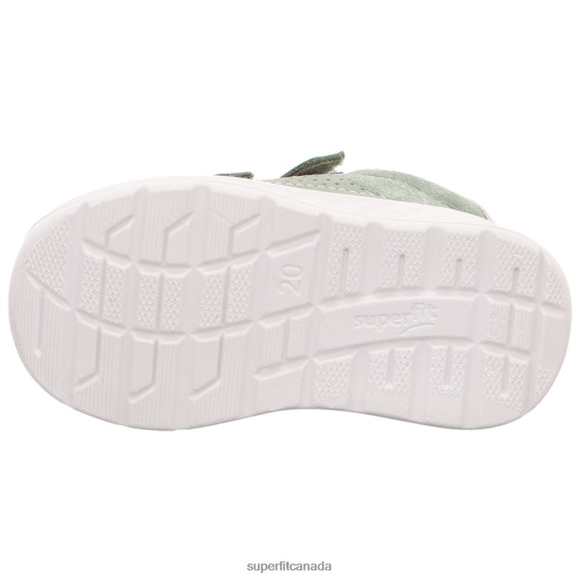 Superfit BREEZE - Sneakers low with Velcro Fastener Light Green Low Sneakers24FTT264