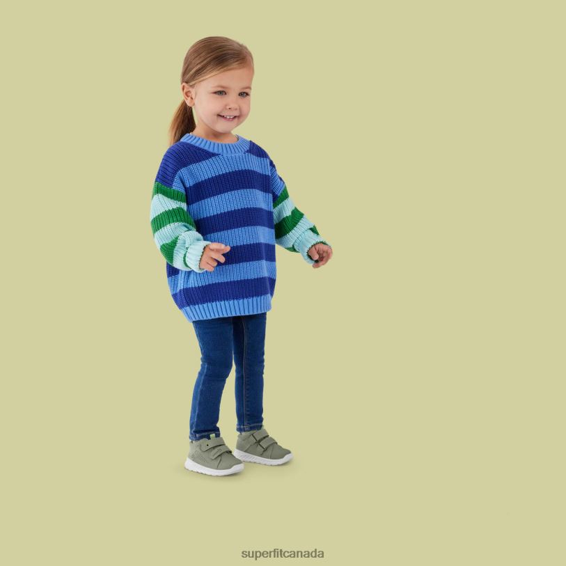 Superfit BREEZE - Sneakers low with Velcro Fastener Light Green Low Sneakers24FTT264