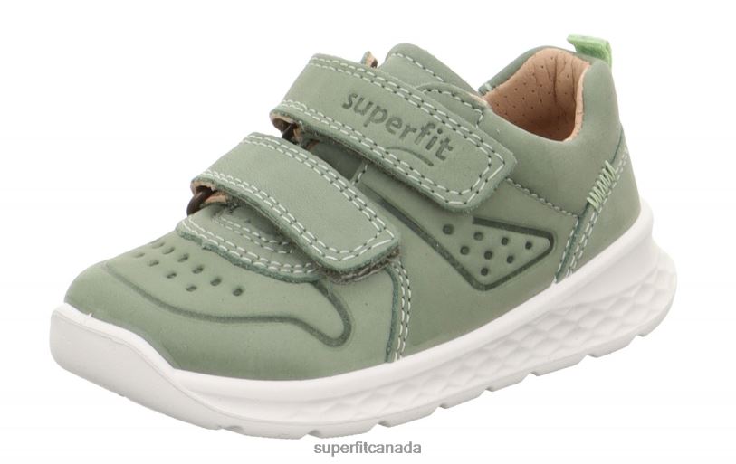 Superfit BREEZE - Sneakers low with Velcro Fastener Light Green Low Sneakers24FTT330
