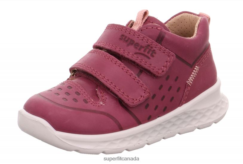 Superfit BREEZE - Sneakers low with Velcro Fastener Pink/Orange Low Sneakers24FTT296