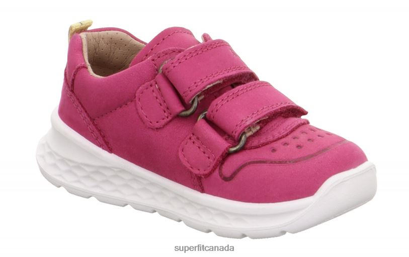Superfit BREEZE - Sneakers low with Velcro Fastener Pink/Yellow Low Sneakers24FTT256