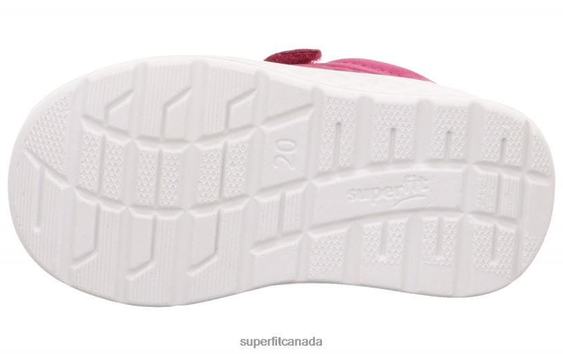 Superfit BREEZE - Sneakers low with Velcro Fastener Pink/Yellow Low Sneakers24FTT256