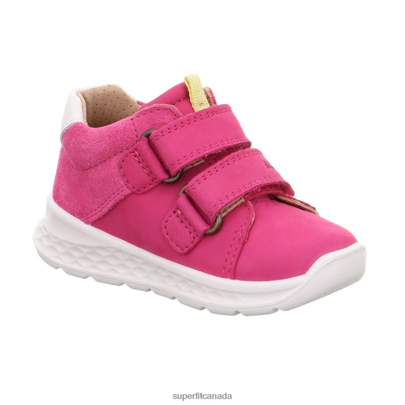 Superfit BREEZE - Sneakers low with Velcro Fastener Pink/Yellow Low Sneakers24FTT328