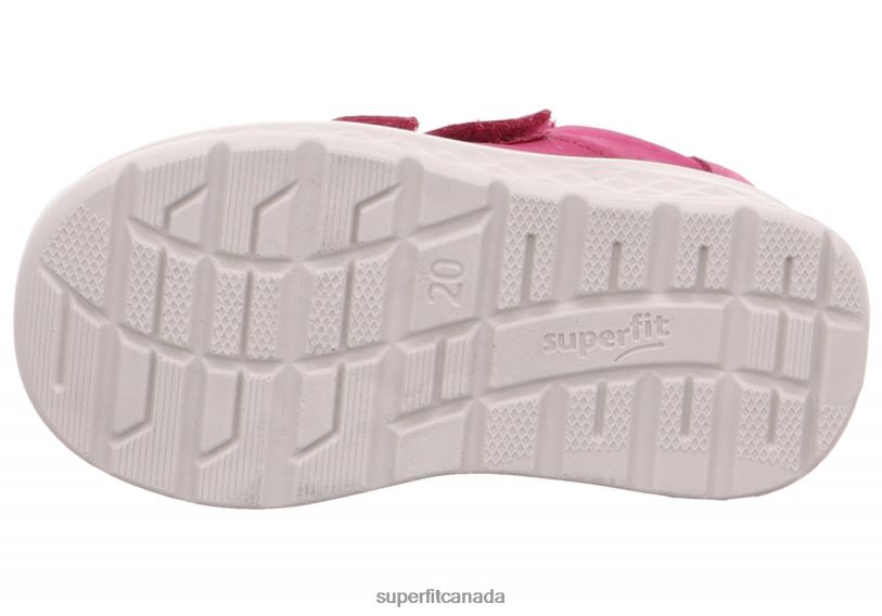 Superfit BREEZE - Sneakers low with Velcro Fastener Pink/Yellow Low Sneakers24FTT363