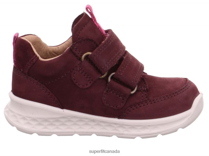 Superfit BREEZE - Sneakers low with Velcro Fastener Red/Pink Low Sneakers24FTT373