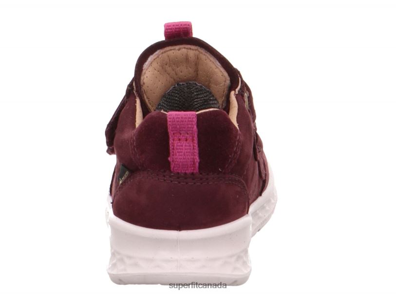 Superfit BREEZE - Sneakers low with Velcro Fastener Red/Pink Low Sneakers24FTT373