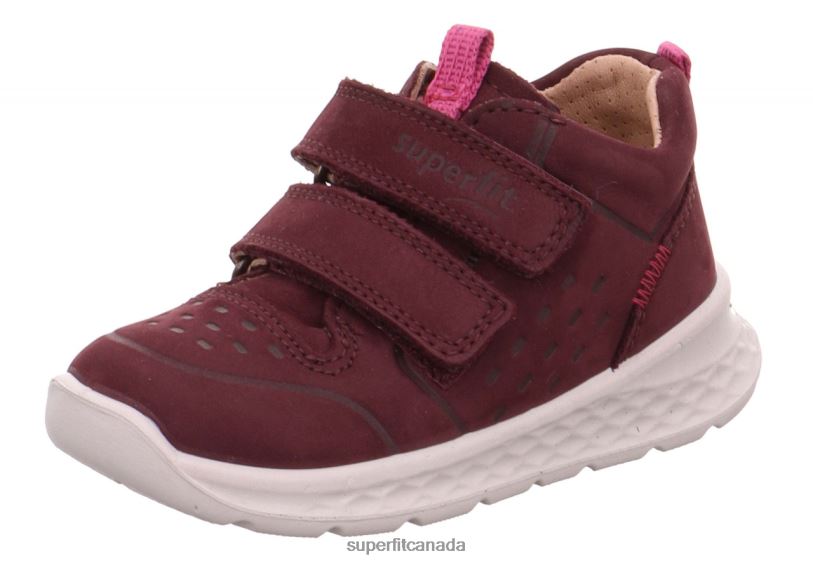 Superfit BREEZE - Sneakers low with Velcro Fastener Red/Pink Low Sneakers24FTT407