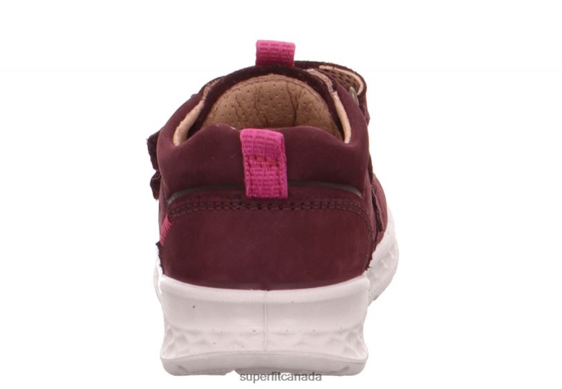 Superfit BREEZE - Sneakers low with Velcro Fastener Red/Pink Low Sneakers24FTT407