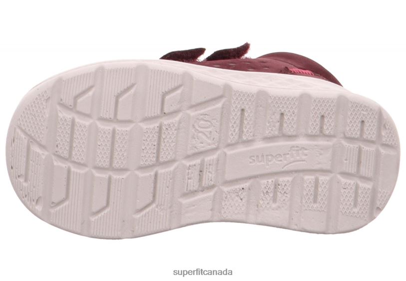 Superfit BREEZE - Sneakers low with Velcro Fastener Red/Pink Low Sneakers24FTT407