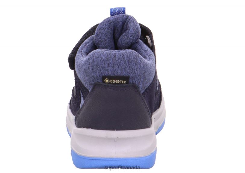 Superfit COOPER - Sneakers low with Velcro Fastener Blue/Light Blue Low Sneakers24FTT385