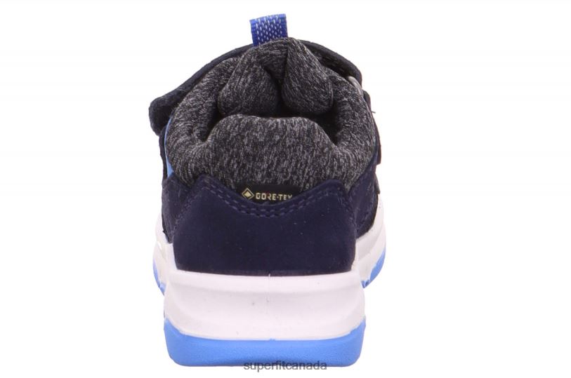 Superfit COOPER - Sneakers low with Velcro Fastener Blue/Light Blue Low Sneakers24FTT427