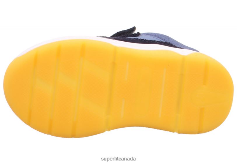 Superfit COOPER - Sneakers low with Velcro Fastener Blue/Orange Low Sneakers24FTT283